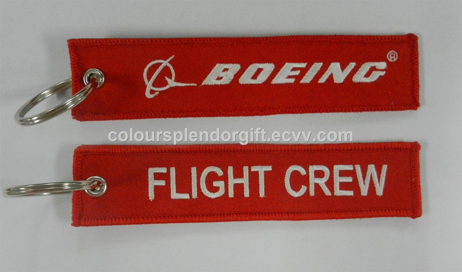 Wholesale Skydive Pilot Aviation Boeing Aircraft Logo Embroidery Keychain for Pilots Wholesale Skydive Pilot Aviation Boeing Aircraft Logo Embroidery Keychain for Pilots