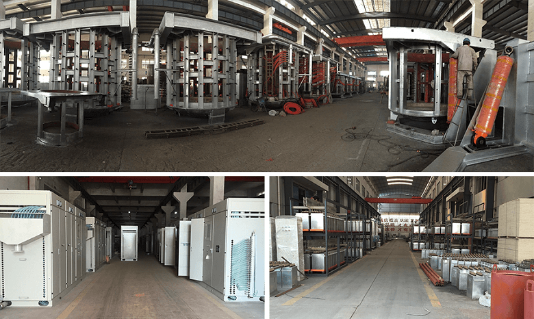 160 tons Iron steel induction melting furnace with hydraulic pouring 160 tons Iron steel induction melting furnace with hydraulic pouring