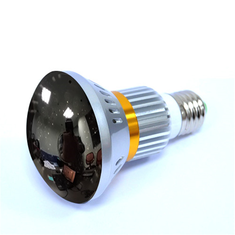 EAZZYDV Wirelss Bulbshaped Hidden Camera with Invisible Light and Mirror Cover EAZZYDV Wirelss Bulbshaped Hidden Camera with Invisible Light and Mirror Cover