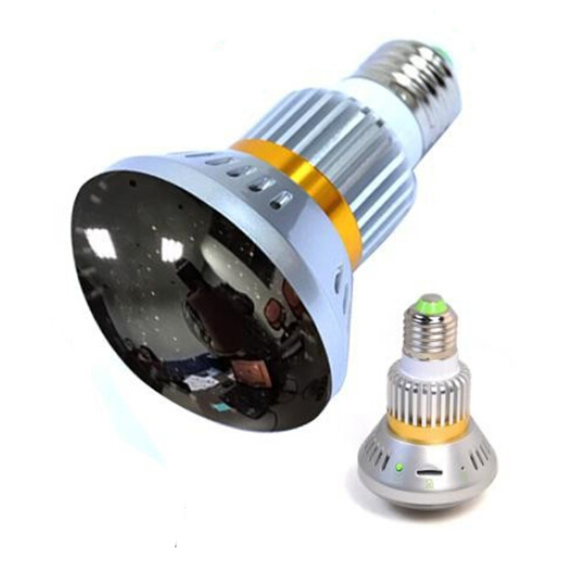 EAZZYDV Wirelss Bulbshaped Hidden Camera with Invisible Light and Mirror Cover EAZZYDV Wirelss Bulbshaped Hidden Camera with Invisible Light and Mirror Cover