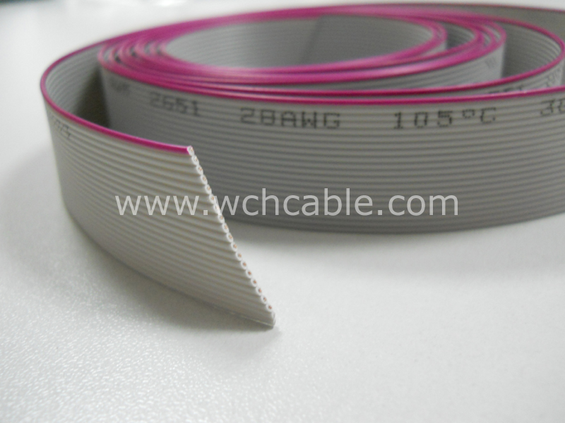 UL2651 AWG28 Flat Ribbon Cable Rated 105C 300V UL2651 AWG28 Flat Ribbon Cable Rated 105C 300V