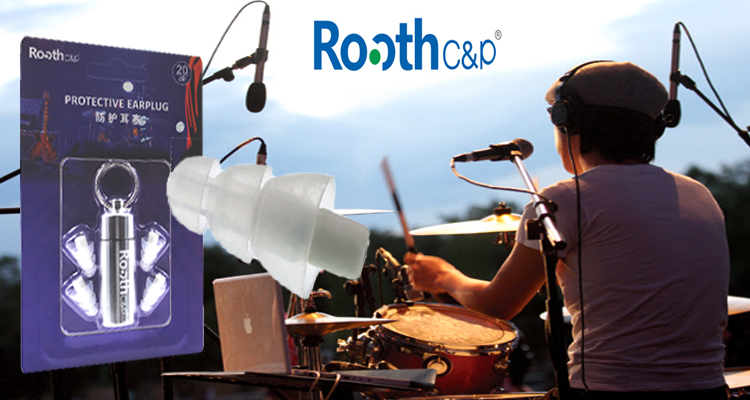 Rooth CP High Fidelity ear plugs for drummer environment Rooth CP High Fidelity ear plugs for drummer environment