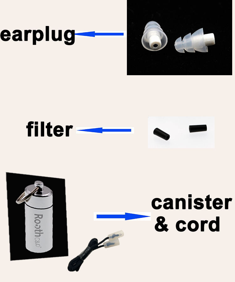 Rooth CP High Fidelity ear plugs for drummer environment Rooth CP High Fidelity ear plugs for drummer environment