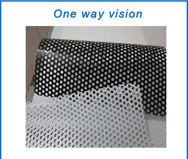 High Quality Printing Material Economical Trilayers 70gsm 120micron One Way Vision For UV High Quality Printing Material Economical Trilayers 70gsm 120micron One Way Vision For UV