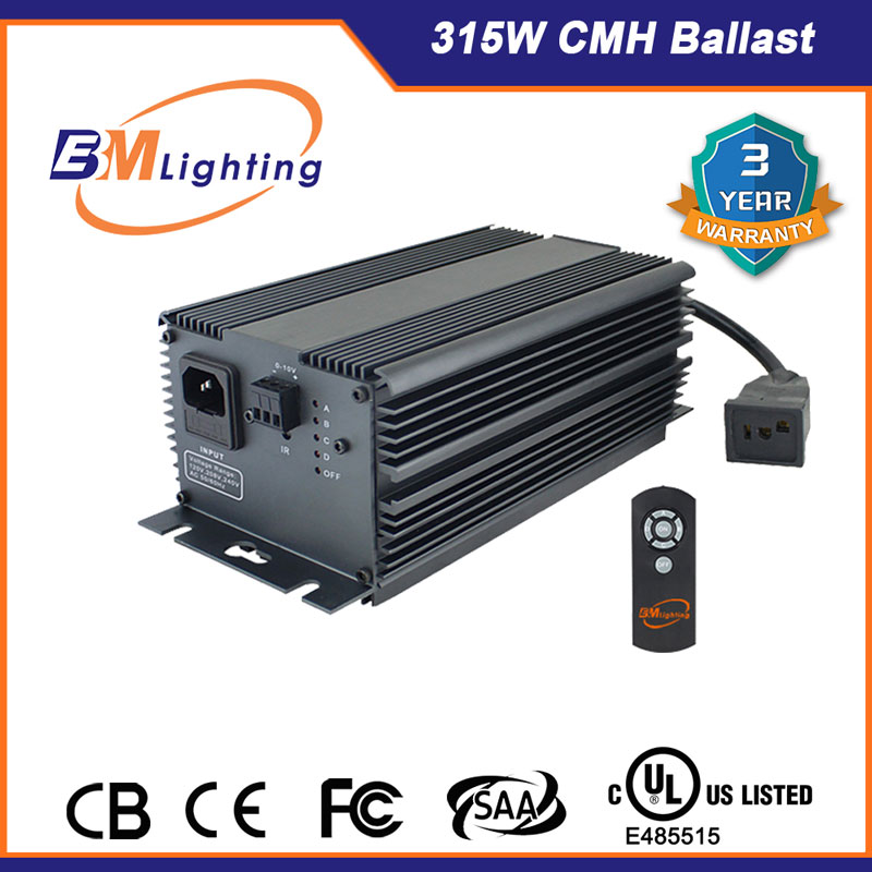 Hydroponics 315w HID Electronic grow light ballast for plant grow with UL listed Hydroponics 315w HID Electronic grow light ballast for plant grow with UL listed