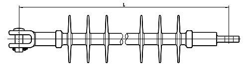 35kV Outdoor High Voltage Power Line Composite Deadend Insulator 35kV Outdoor High Voltage Power Line Composite Deadend Insulator
