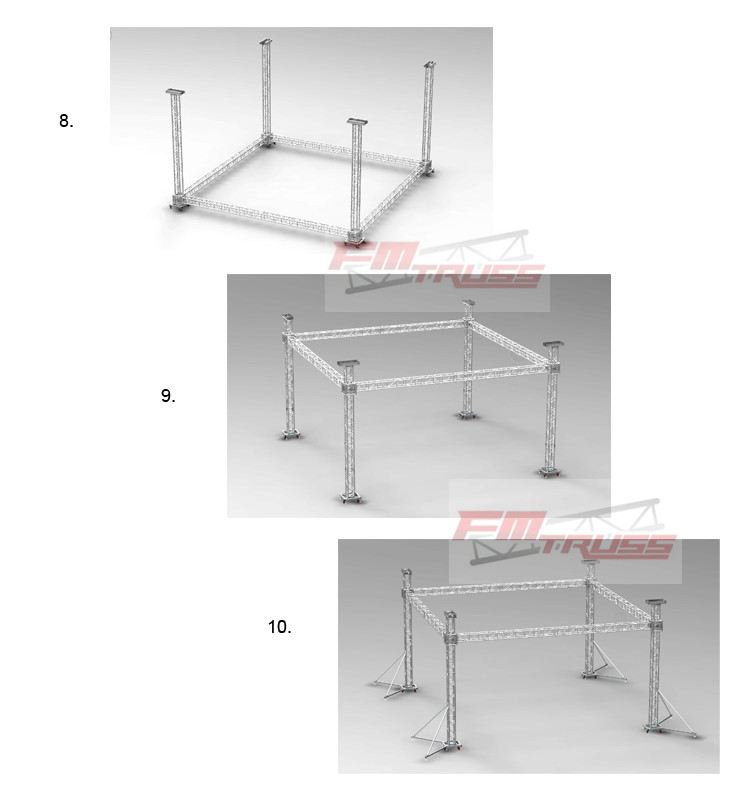 Used Aluminum Truss Lighting Truss Spigot Truss Hot Sale Used Aluminum Truss Lighting Truss Spigot Truss Hot Sale