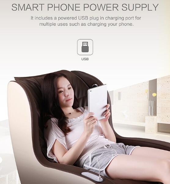 hiddden leg 3D massage chair china sofa with Bluetooth and USB charge pocket hiddden leg 3D massage chair china sofa with Bluetooth and USB charge pocket