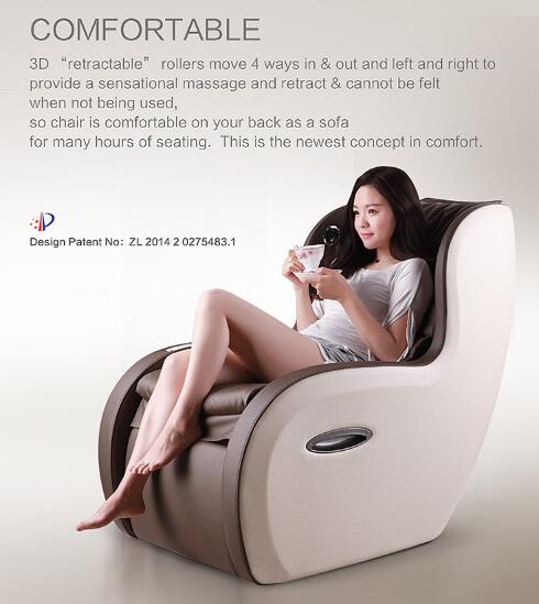 hiddden leg 3D massage chair china sofa with Bluetooth and USB charge pocket hiddden leg 3D massage chair china sofa with Bluetooth and USB charge pocket