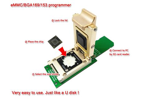 eMMC169153 data recovery from Android phone SD Alloy style Data Reader eMMC169153 data recovery from Android phone SD Alloy style Data Reader
