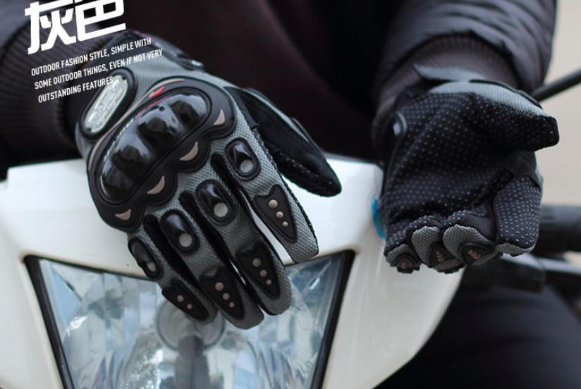 Fashion Safety Motorcycle Riding Racing Full Finger Gloves