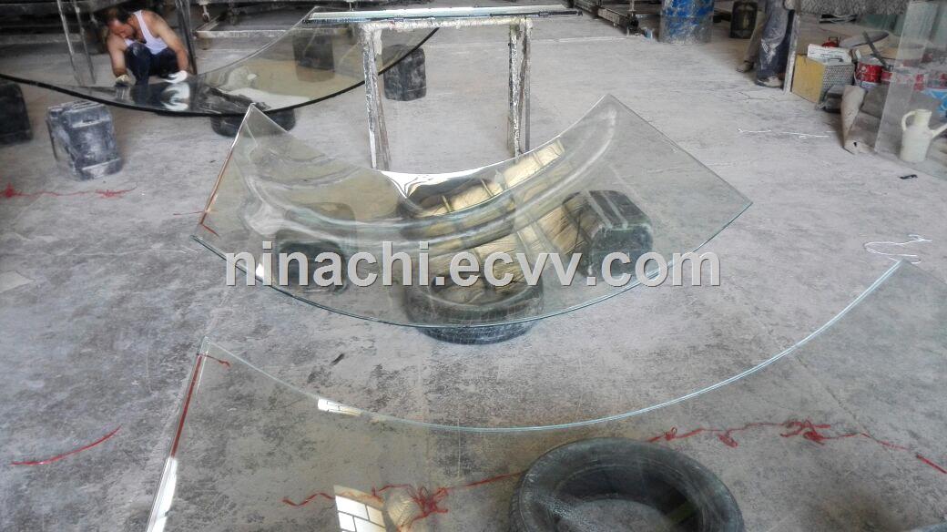 cast in place liquid resin laminated glass