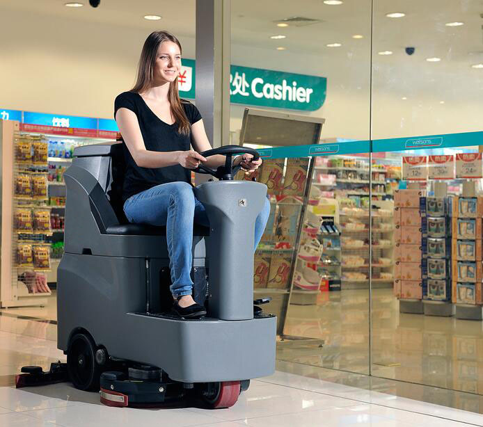 Automatic driving type floor scrubber dryer DR700 airport cleaning machines Automatic driving type floor scrubber dryer DR700 airport cleaning machines