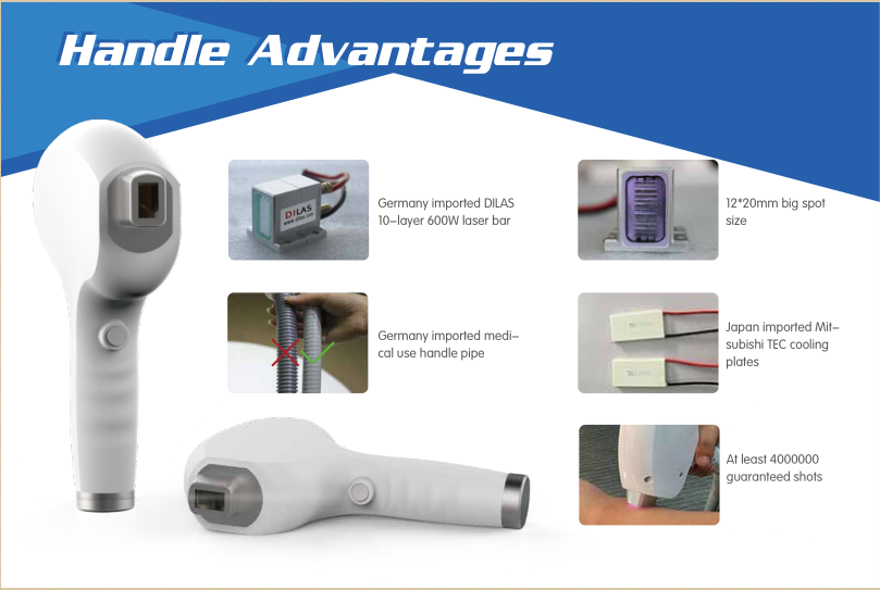 portable diode laser hair removal machine