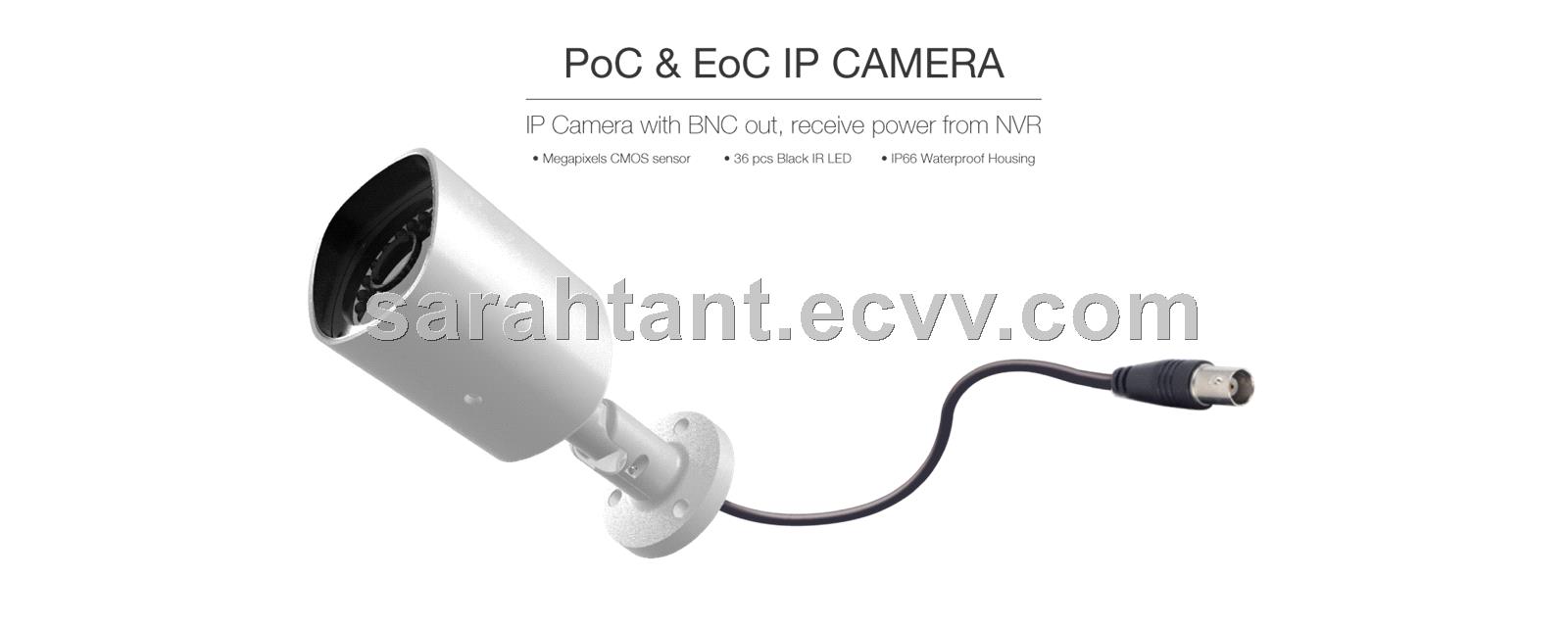 PoC EoC IP Cameras NVR Security CCTV Kit