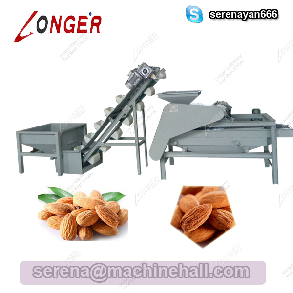 Almond hulling and shelling MachineAlmond Processing EquipmentAlmond Shelling Grading Machine