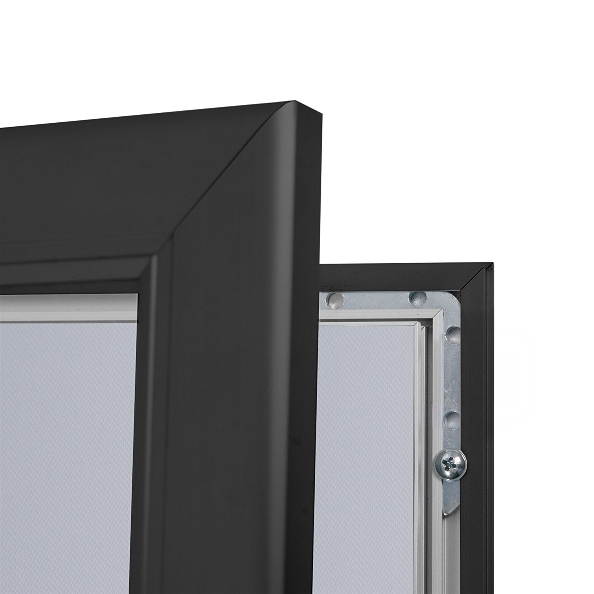 Black Locking Movie Poster Frame 27x40 Inches Front Loading Display Case