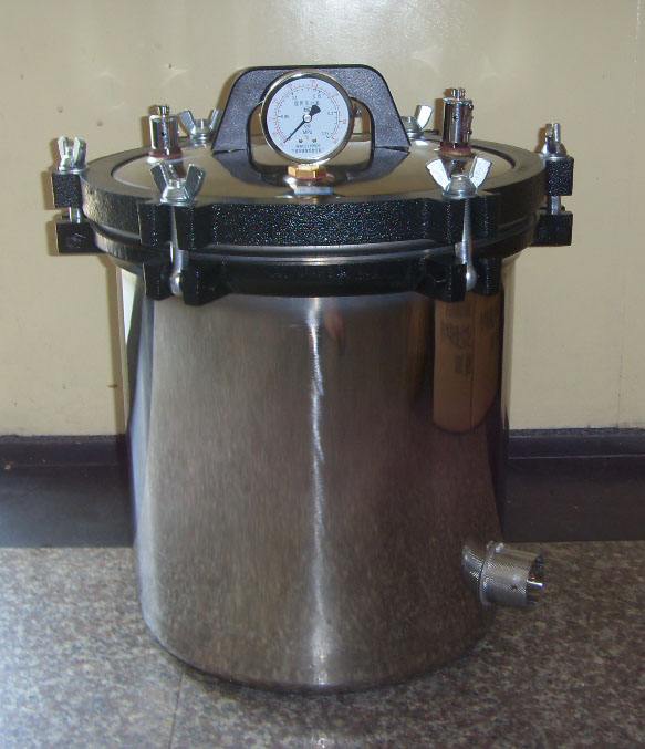 Portable stainless pressure autoclave