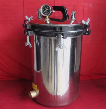 Portable stainless pressure autoclave