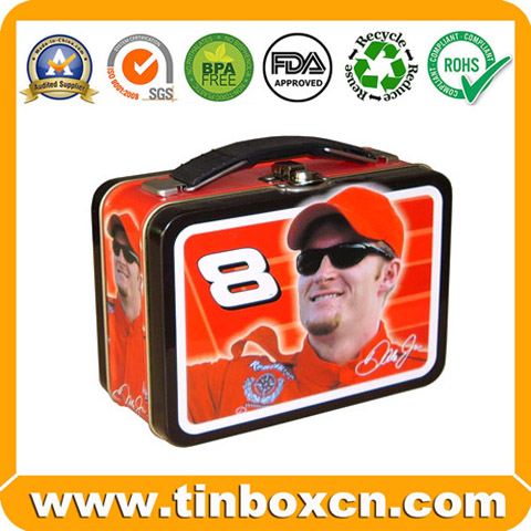 Lunch Tin Lunch Box Lunch Tin Box with Handle BR1059