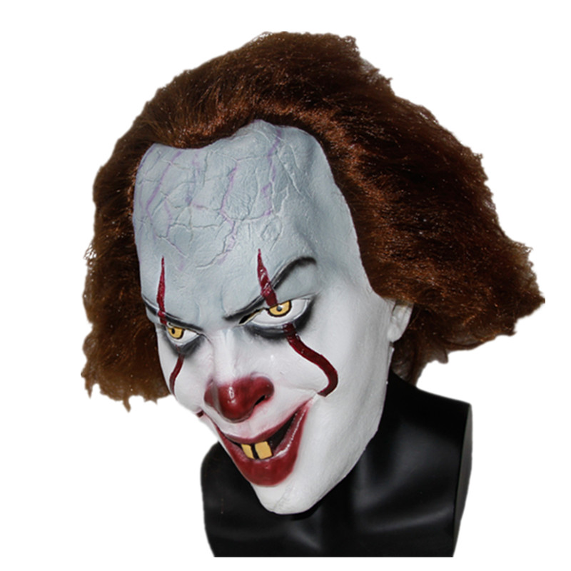 XMERRY TOY 2017 Movie Stephen Kings It Mask Pennywise Horror Clown Joker Mask Handmade X14080