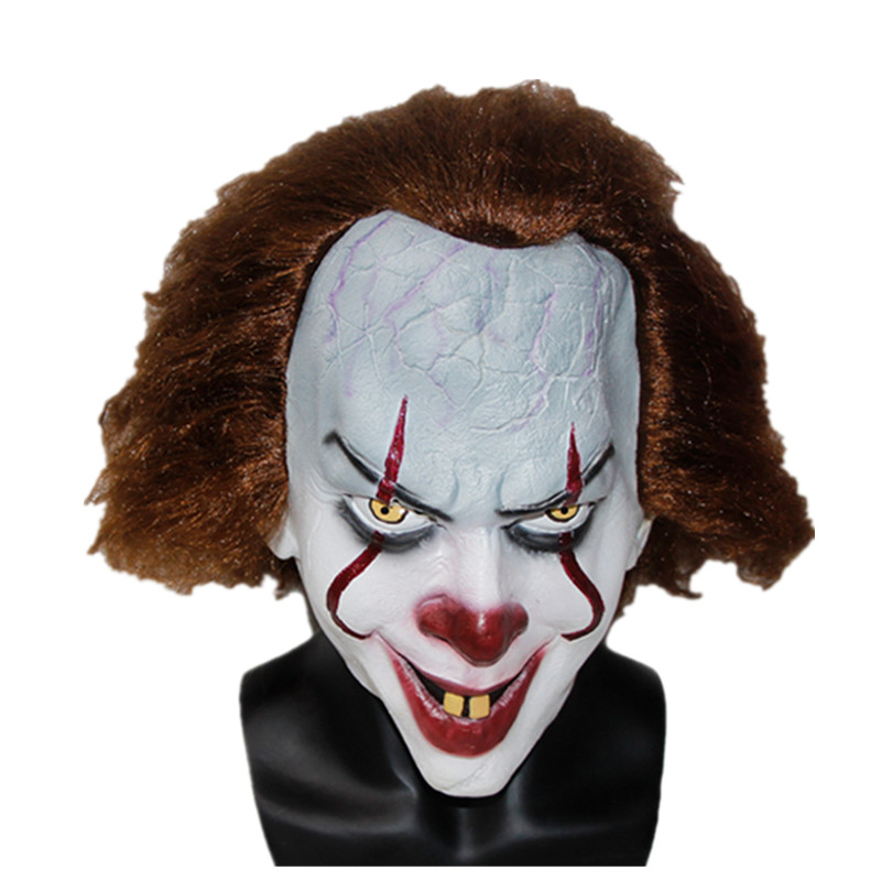 XMERRY TOY 2017 Movie Stephen Kings It Mask Pennywise Horror Clown Joker Mask Handmade x14080