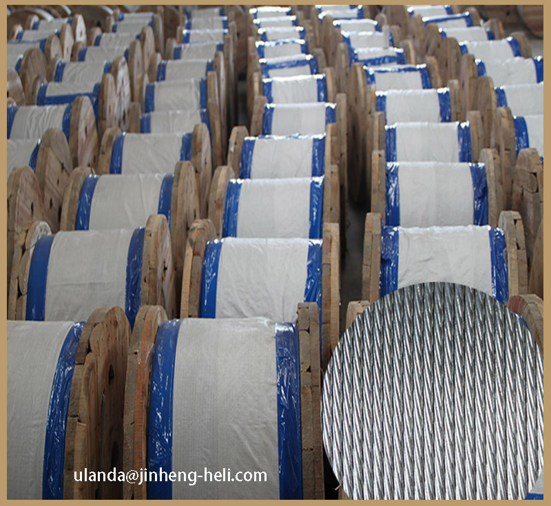 Galvanized steel strand wire 14 38 716 inch for guy wire