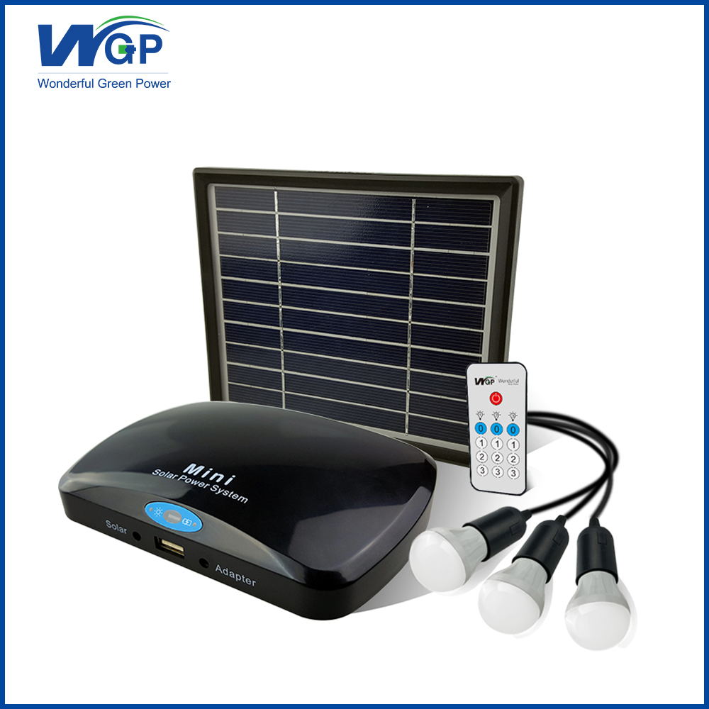 2017 trending products mini solar cell price with 3pcs 3w led light