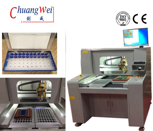 Low Maintemance PCB Automatic Router Machine High Resolution CD vIDEO camera