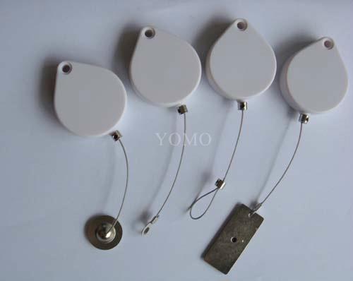 HeartShaped Anti theft Pull Box Recoiler with metal plate end