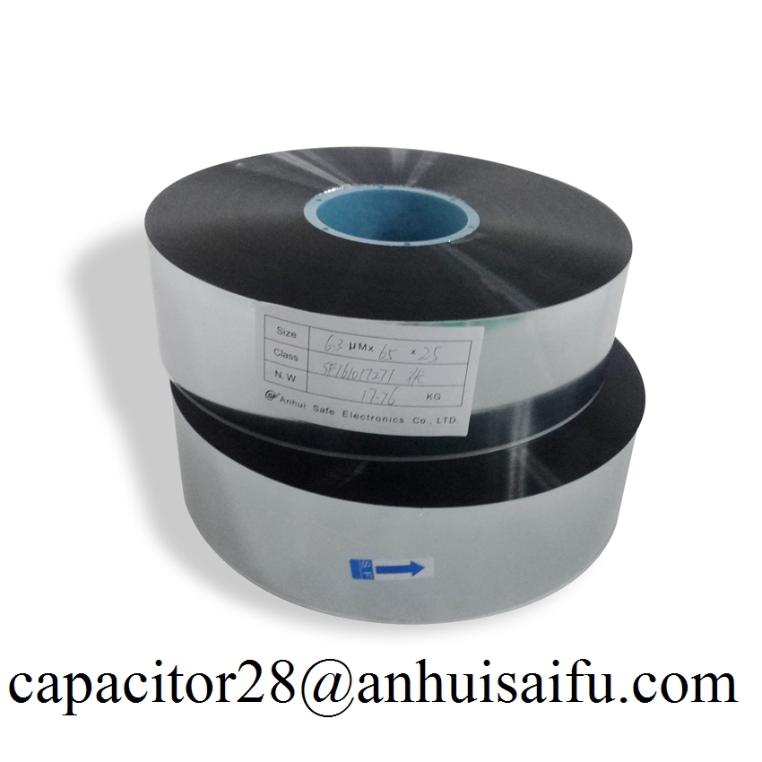 Aluminum-Zinc Alloy Metallized Polypropylene Film with Heavy Edge for Capacitor