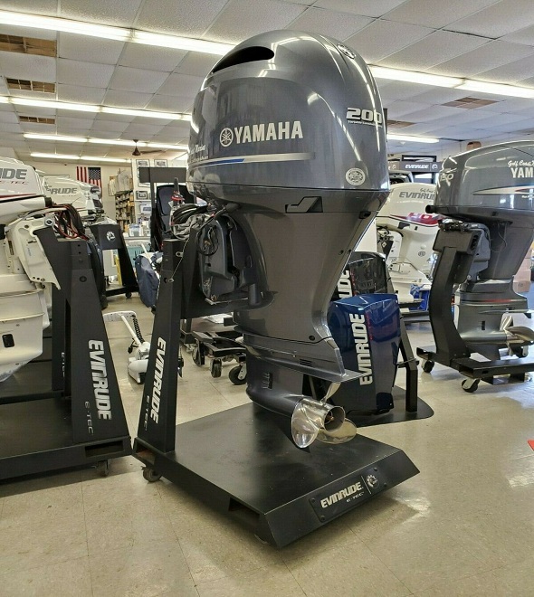 Free Shipping for Used Yamaha 200 HP 4Stroke Outboard Motor from Hong