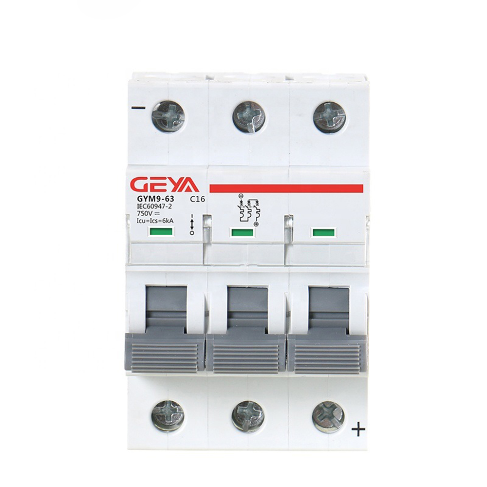 GYM9 6KA MCB GYM9 6KA 3P 16A C Miniature Circuit Breaker By GEYA