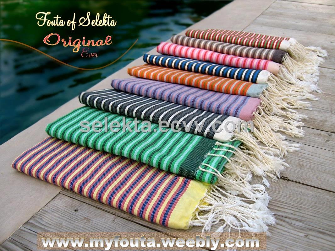 Tunisian Original cotton beach towel fouta