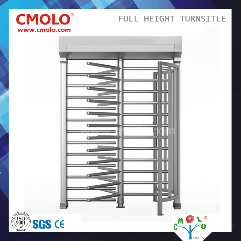 CE Approved FullyAuto Type Full Height Turnstiles CPW221AF