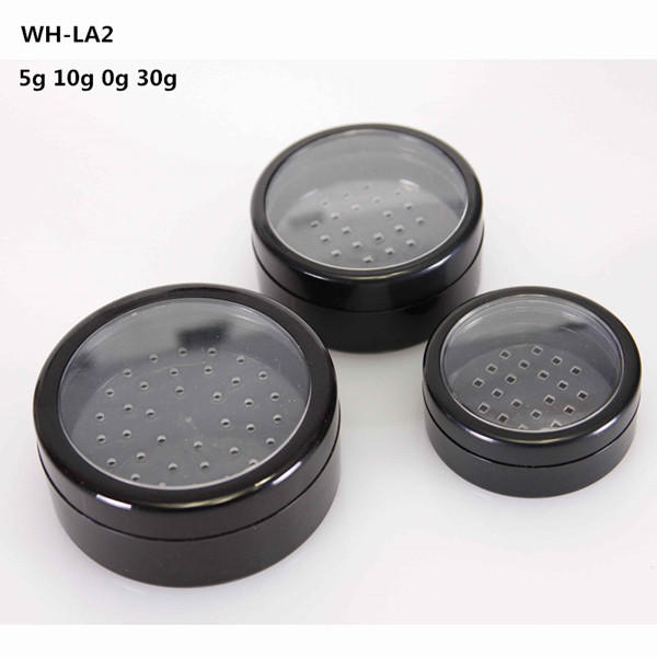 5gram 10gram 30gram cosmetic jar with or without sifter