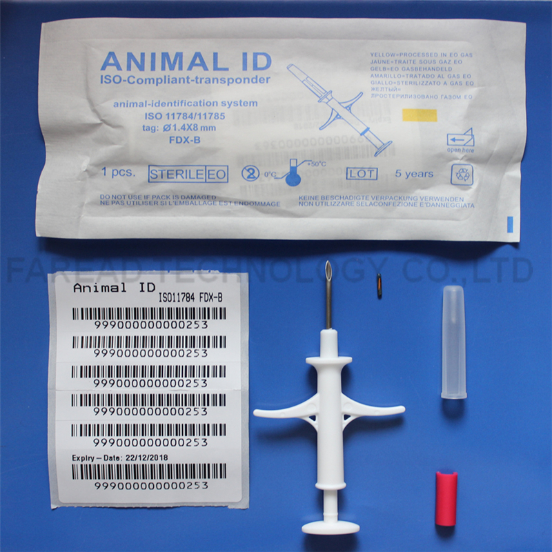 Animal ID microchip injector 148mm low frequency for livestock management