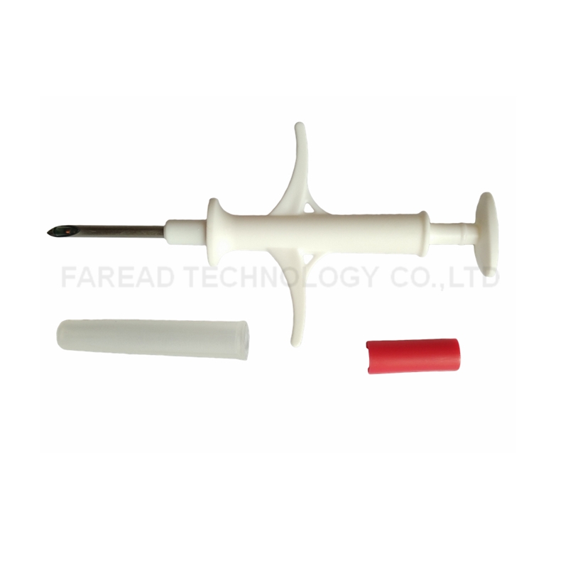 RFID animal microchip syringe 212x12mm FDXB injector good quality chip implanter