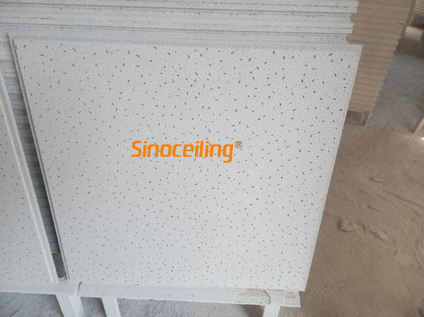 2018 high quality Mineral fiber tile acoustic ceiling tilemineral fiber board