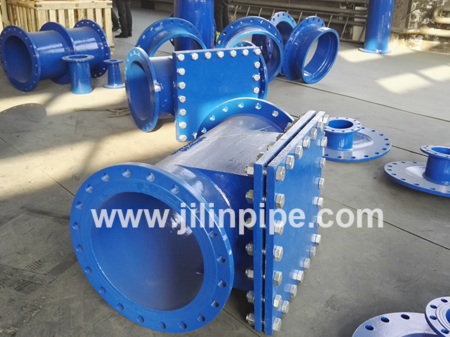 Ductile Iron Pipe Fittings Double Flanged HatchBoxes
