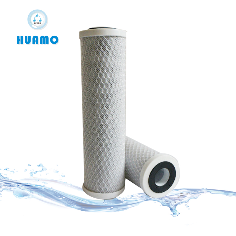 Activated Carbon Block CTO Water Filter Cartridge For Household RO System