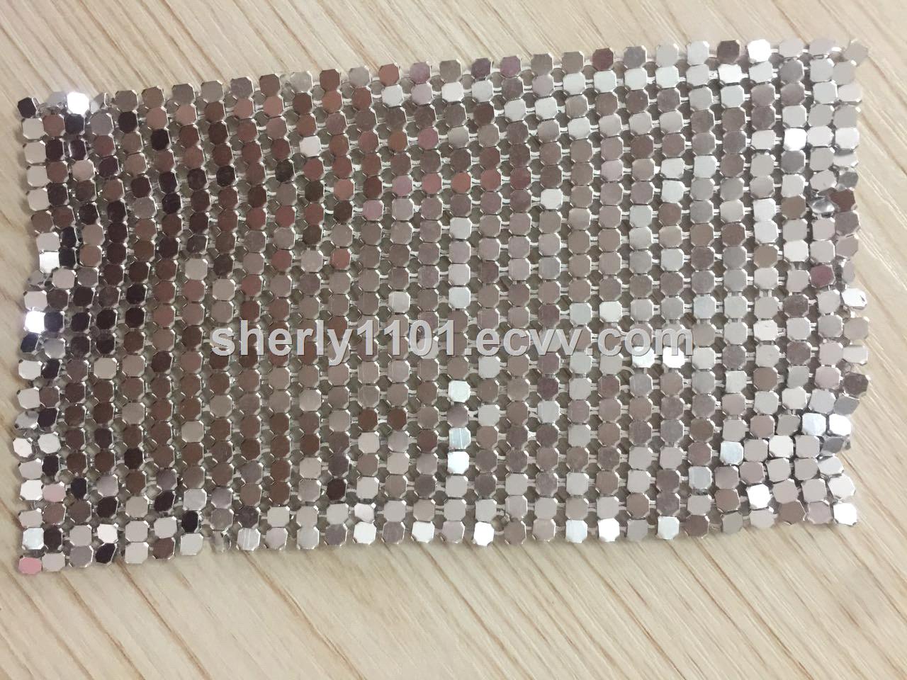 sequin fabricaluminum material metal clothdecorative wire mesh curtain for room partition screen