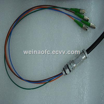 Waterproof Patch Cord Cable Pigtail 4 Cores with FC ST LC ST Connector