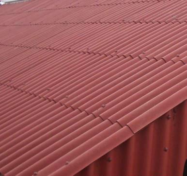 asphalt corrugated colour roof tile