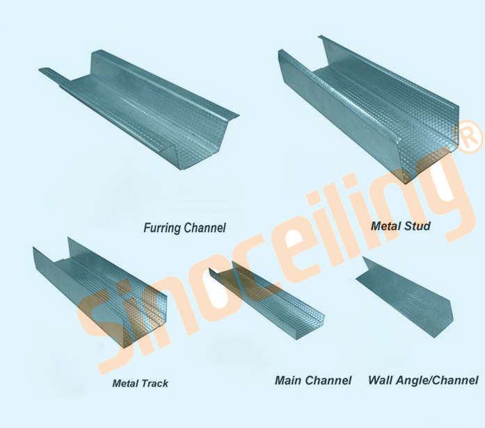 galvanized drywall partition metal profile drywall metal stud