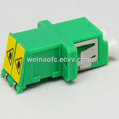 Fiber Optic Adapter LCAPCLCAPC Duplex with shutter cover
