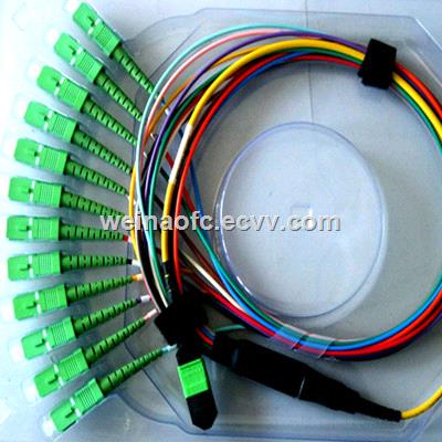 MPOSC APC 12 Cores Patch Cord Singlemode Jumpers Cables