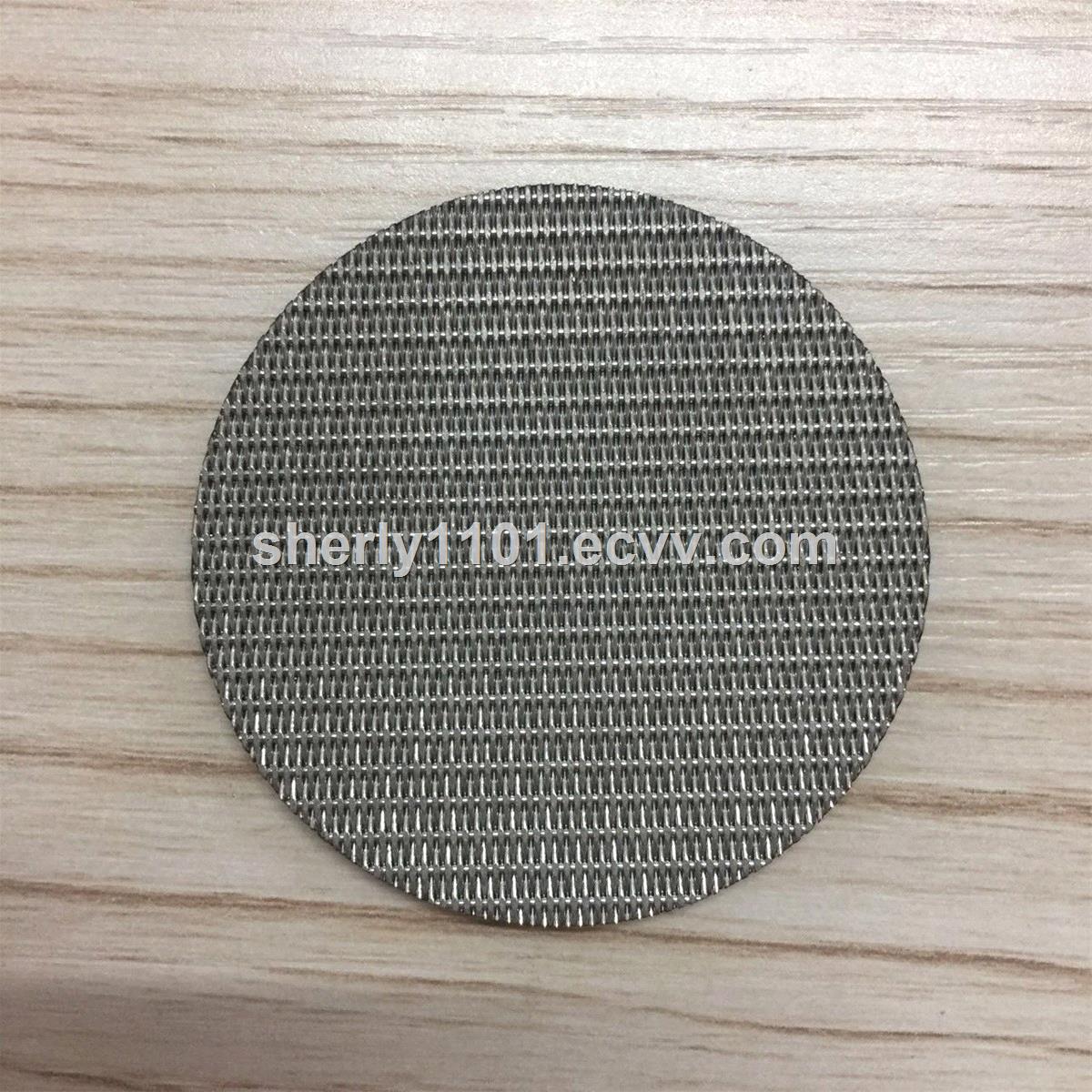 Stainless steel sintered woven wire mesh filter mesh with perforated palte laminated