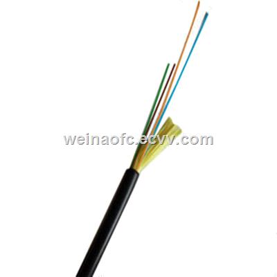 FTTH Outdoor Optical Cable Flexible 24612 Cores Black TPU Jacket