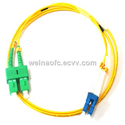 Fiber Optic Patch Cord SCLC singlemode duplex with clips G657A2